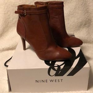 Nine West leather booties
